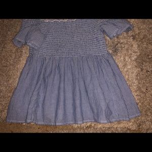 american eagle off the shoulder top-medium
